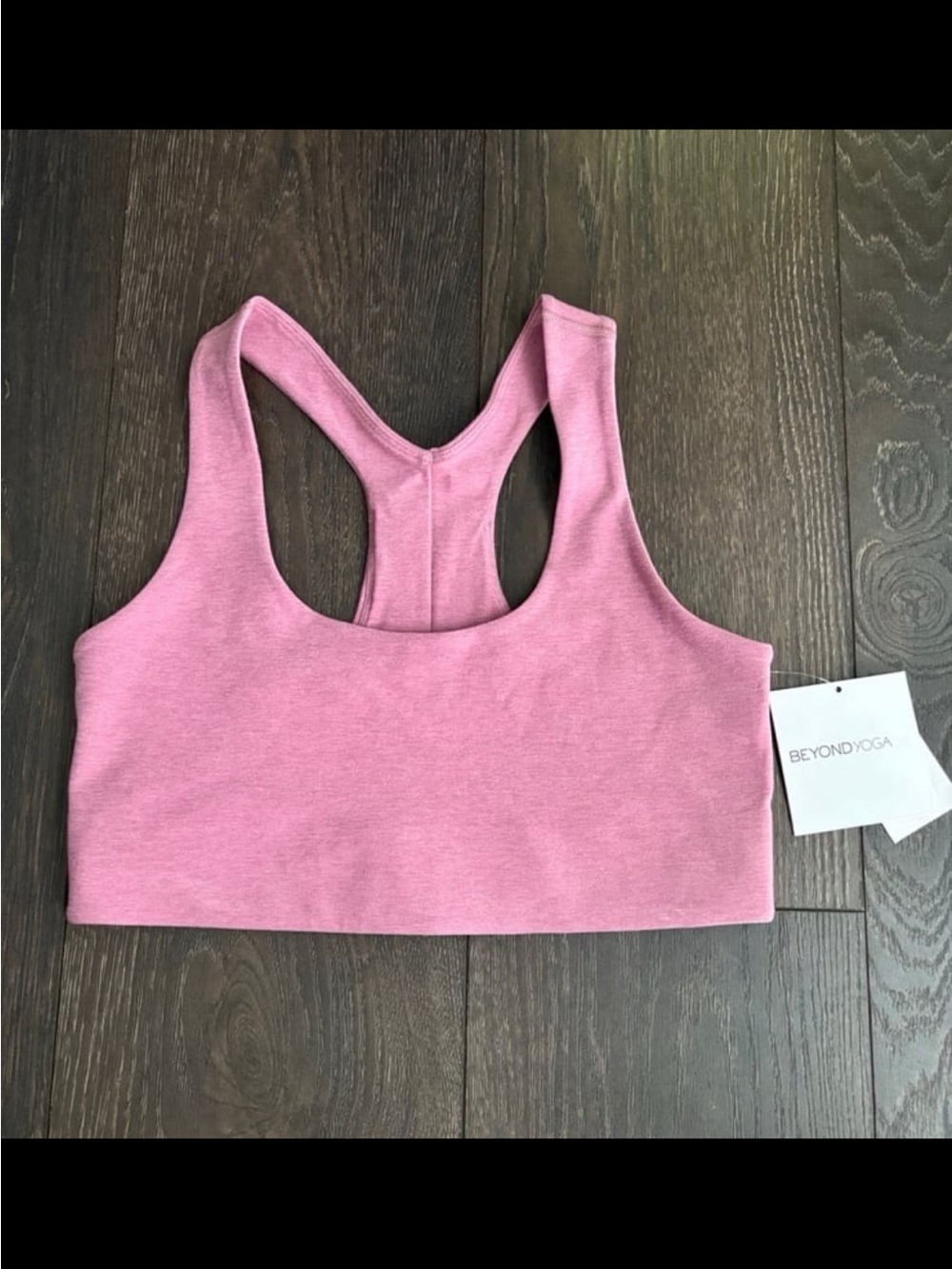 Beyond Yoga Mauve Pink Racerback Sports Bra
